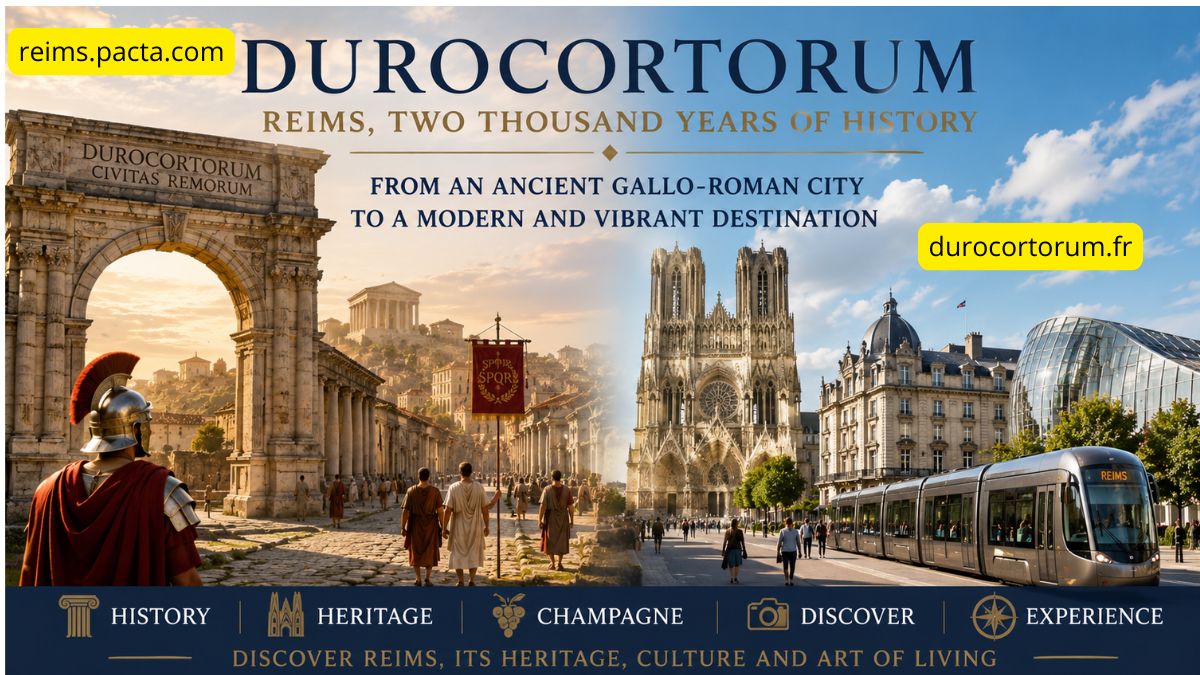 Porte de Mars in Reims, symbol of the city's Roman heritage