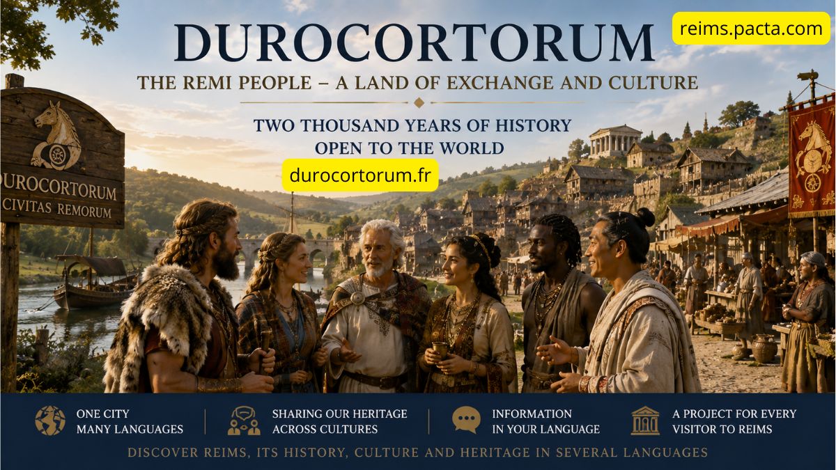 International visitors discovering Reims with Durocortorum